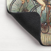 乗馬のオンドリ マウスパッド (コーナー)