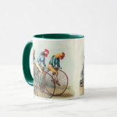 乗馬のオンドリ マグカップ (正面左)