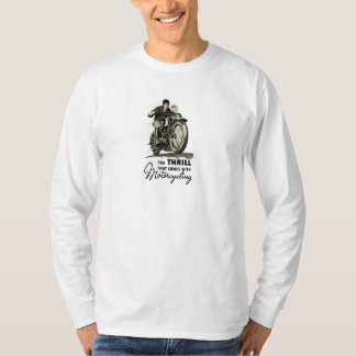 乗馬のオートバイのスリル Tシャツ
