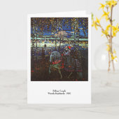 乗馬のカップル、Wassily Kandinsky 1907年 カード (黄色い花)