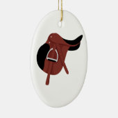 乗馬のサドル セラミックオーナメント (右)