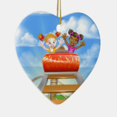 乗馬のジェットコースター セラミックオーナメント (右)