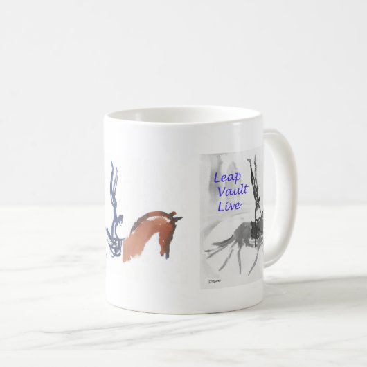 乗馬のジャンパーのためのマグ コーヒーマグカップ (正面右)