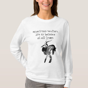 乗馬のジャンパーのフード付きのワイシャツ Tシャツ