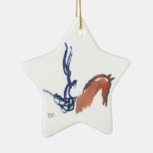 乗馬のジャンパー セラミックオーナメント (右)