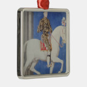 乗馬のポートレートのDauphinアンリーII メタルオーナメント (右)