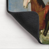 乗馬のポートレート マウスパッド (コーナー)