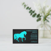 乗馬のレッスンカスタムの名刺 名刺 (スタンド正面)