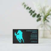 乗馬のレッスンカスタムの名刺 名刺 (スタンド正面)