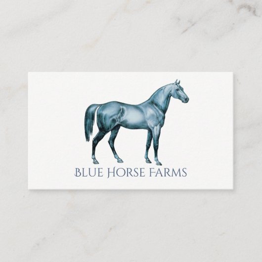 乗馬のレッスン 名刺 (正面)