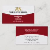 乗馬の乗馬のウマ科のなビジネス 名刺 (正面/裏面)