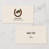 乗馬の名刺 名刺 (正面/裏面)