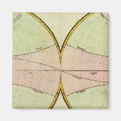 乗馬の地図 マグネット (正面)