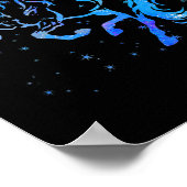 乗馬の女の子の愛の乗馬10代の子供の女性M ポスター (角)