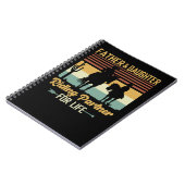 乗馬の父と娘の乗馬パートナー ノートブック (左側)