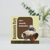 乗馬の花嫁お別れパーティー 招待状 (スタンド正面)