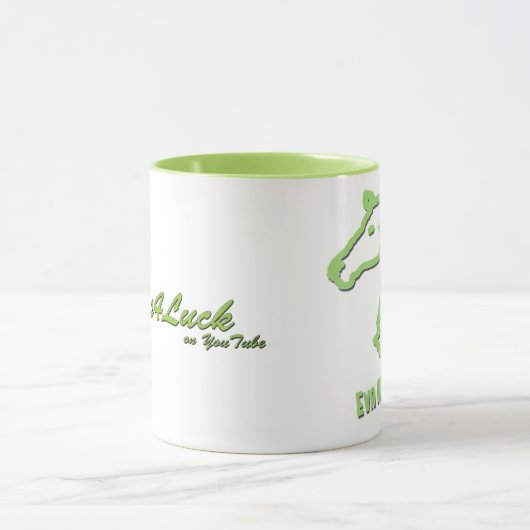 乗馬の虹のマグ-エヴァはこれを作りました マグカップ (中央)