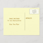 乗馬の馬の郵便はがき1 案内ポストカード (裏面)