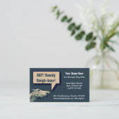 乗馬の馬の馬小屋か搭乗 名刺 (スタンド正面)