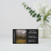 乗馬の馬の馬小屋か搭乗 名刺 (スタンド正面)