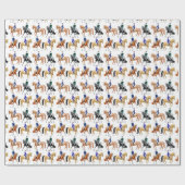 乗馬の馬場馬術の馬の包装紙 ラッピングペーパー (フラット)