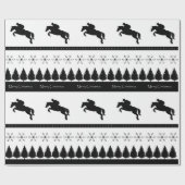 乗馬のEventer ラッピングペーパー (フラット)