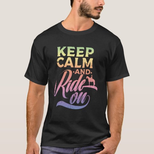 乗馬を楽しもう Tシャツ (正面)