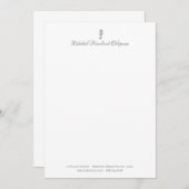 乗馬アイコン付きパーソナルひな形 招待状 (正面/裏面)