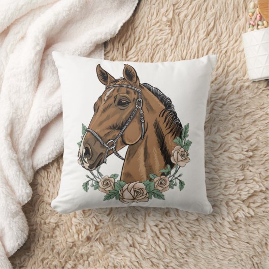 乗馬アパレル – 馬 クッション (ブランケット)