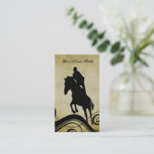 乗馬インストラクター又は安定名刺 名刺 (スタンド正面)