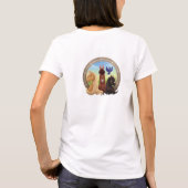 乗馬インストラクター 馬術 Tシャツ (裏面)