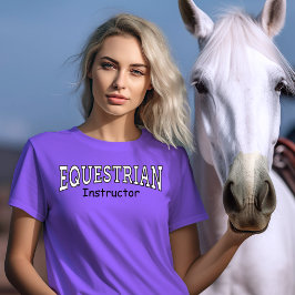 乗馬インストラクター 馬術 Tシャツ