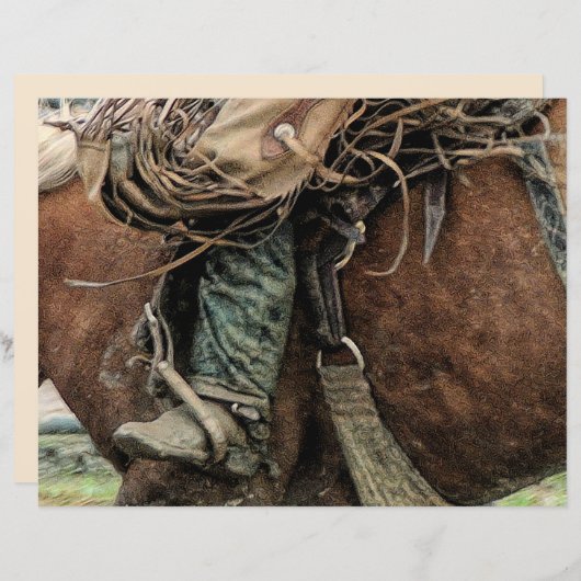 乗馬ウェスタンロデオカウボーイ (正面/裏面)