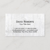 乗馬ウマ科の馬馬車木素朴木 名刺 (裏面)