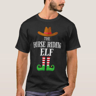 乗馬エルフのマッチングファミリーグループ クリスマスパーティー用P Tシャツ