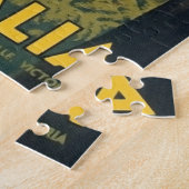 乗馬オーストラリアヴィンテージ ジグソーパズル (側面)