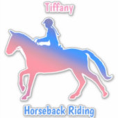 乗馬カスタム用ビニールのシール シール (正面)