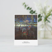 乗馬カップル、ワシリー・カンディンスキー1907 ポストカード (スタンド正面)