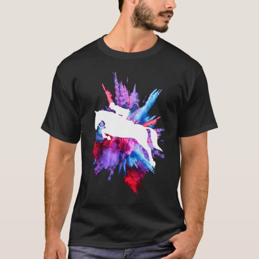 乗馬カラーブラスト Tシャツ (正面)