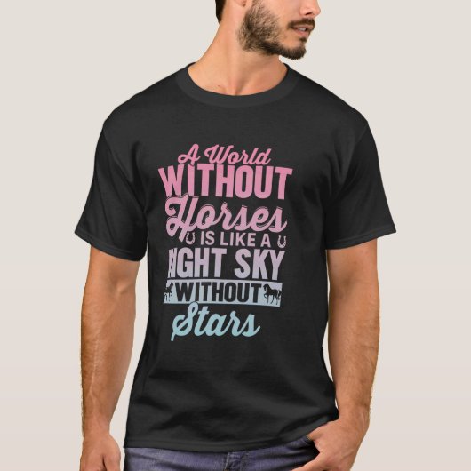 乗馬ガールズ レディース 馬術 Tシャツ (正面)