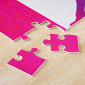 乗馬ガールパーソナライズされたパズル。 ジグソーパズル (側面)