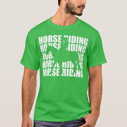 乗馬ガール Tシャツ (正面)
