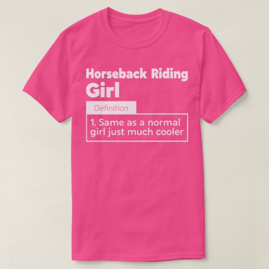 乗馬ガール Tシャツ (デザイン正面)