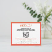 乗馬キャニオン結婚カップル エンクロージャーカード (スタンド正面)