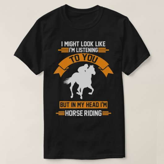 乗馬ギフト Tシャツ (デザイン正面)