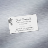 乗馬コーチインストラクタートレーナーカスタム マグネット名刺 (インサイチュ)