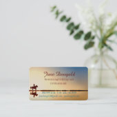 乗馬コーチインストラクタートレーナーカスタム 名刺 (スタンド正面)