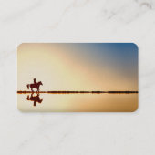 乗馬コーチインストラクタートレーナーカスタム 名刺 (裏面)