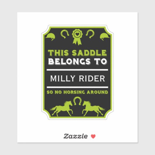 乗馬サドル シール (シート)