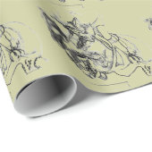 乗馬ショーのジャンパー-馬 ラッピングペーパー (ロールコーナー)